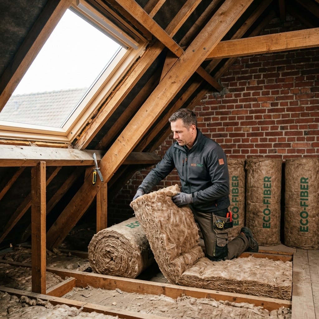 Travaux professionnels d'isolation de toiture en Wallonie